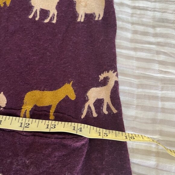 Knitted Dove Novelty Animal Print Cardigan Sz S Long Line Fitted V-neck y2k 90s - Picture 9 of 10